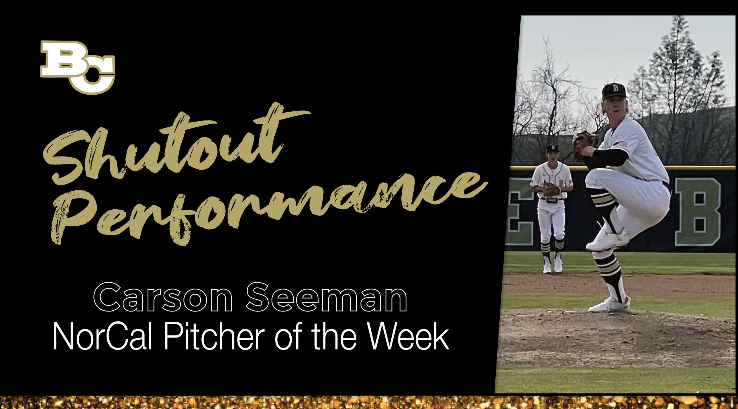 Seeman's Shutout Performance Earns Pitcher of the Week Honors