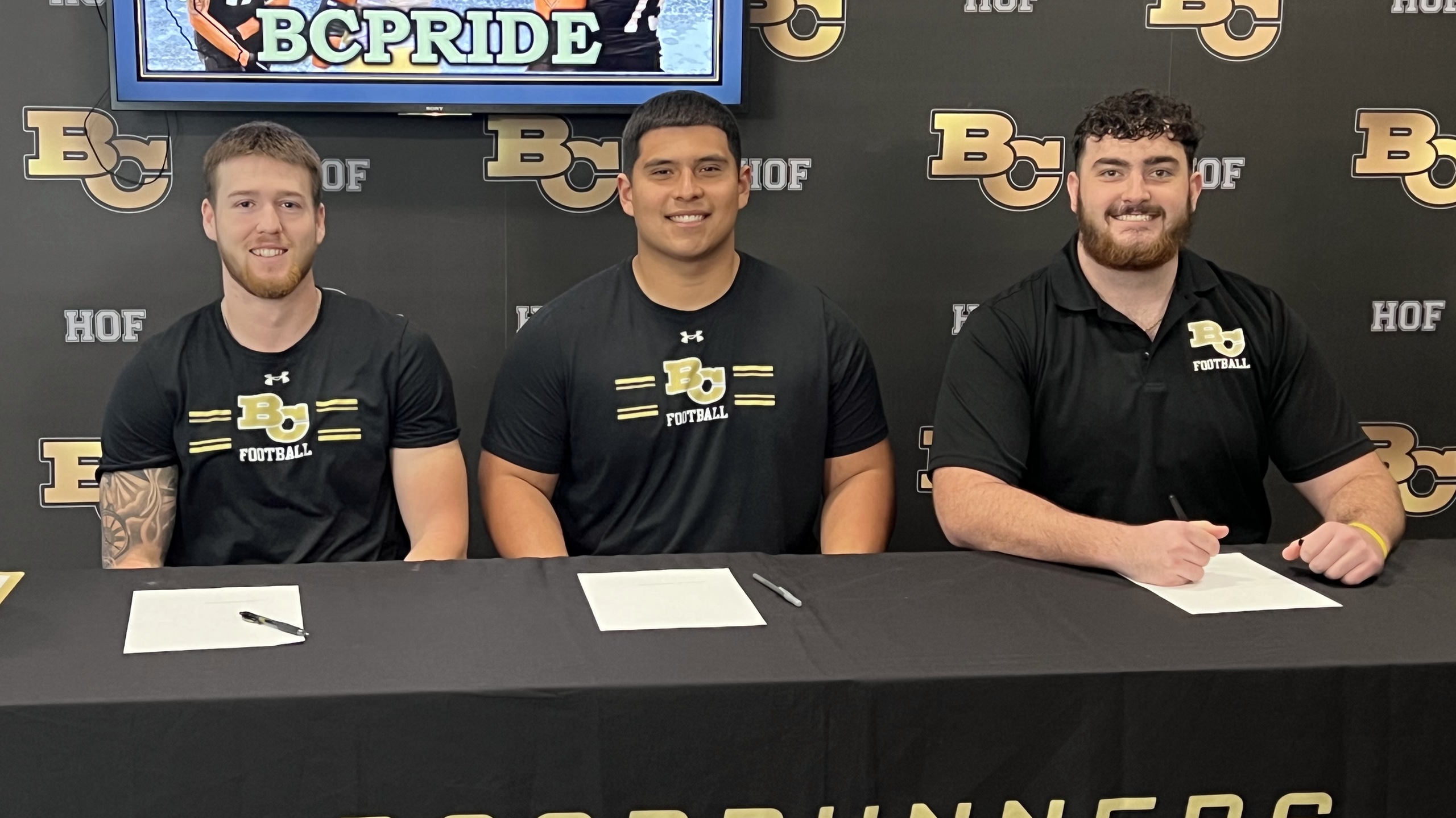 Football Trio Signs to Division I Schools