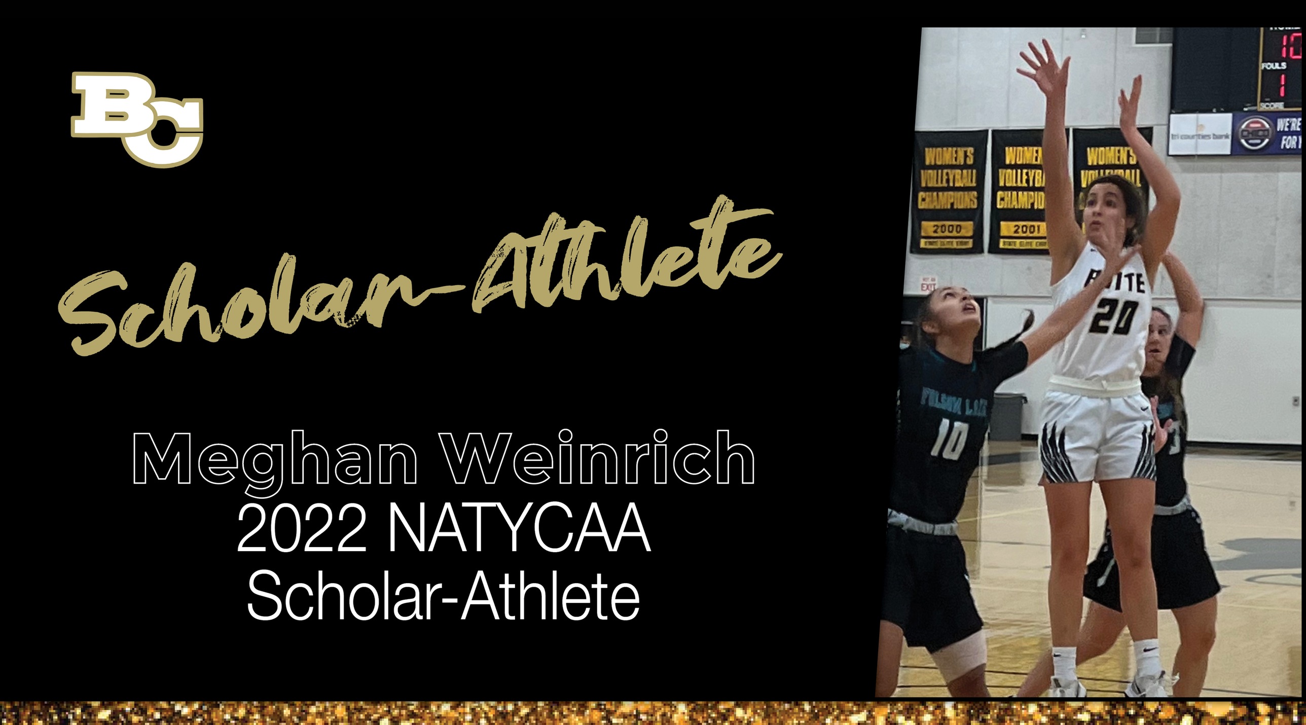 Weinrich Tabbed NATYCAA Scholar-Athlete
