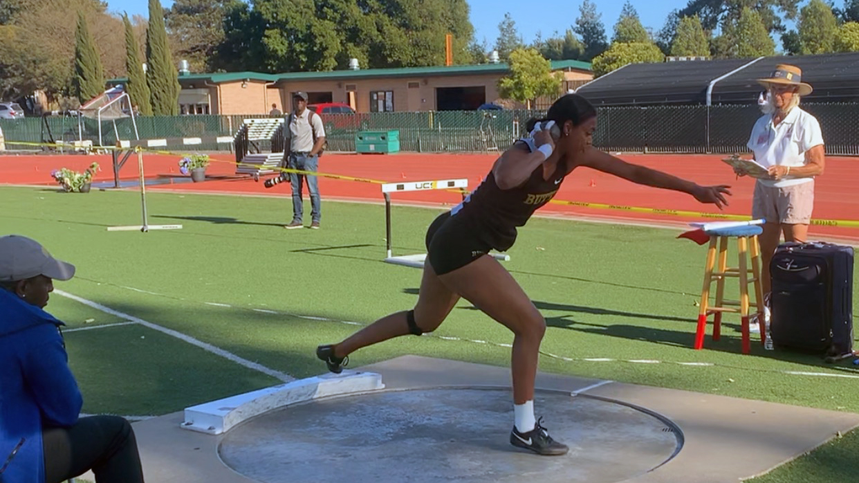 Wilkins Qualifies for CCCAA Championships in Shot Put